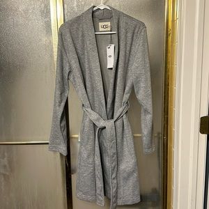 NEW UGG grey robe. Never worn! So much comfort and class!